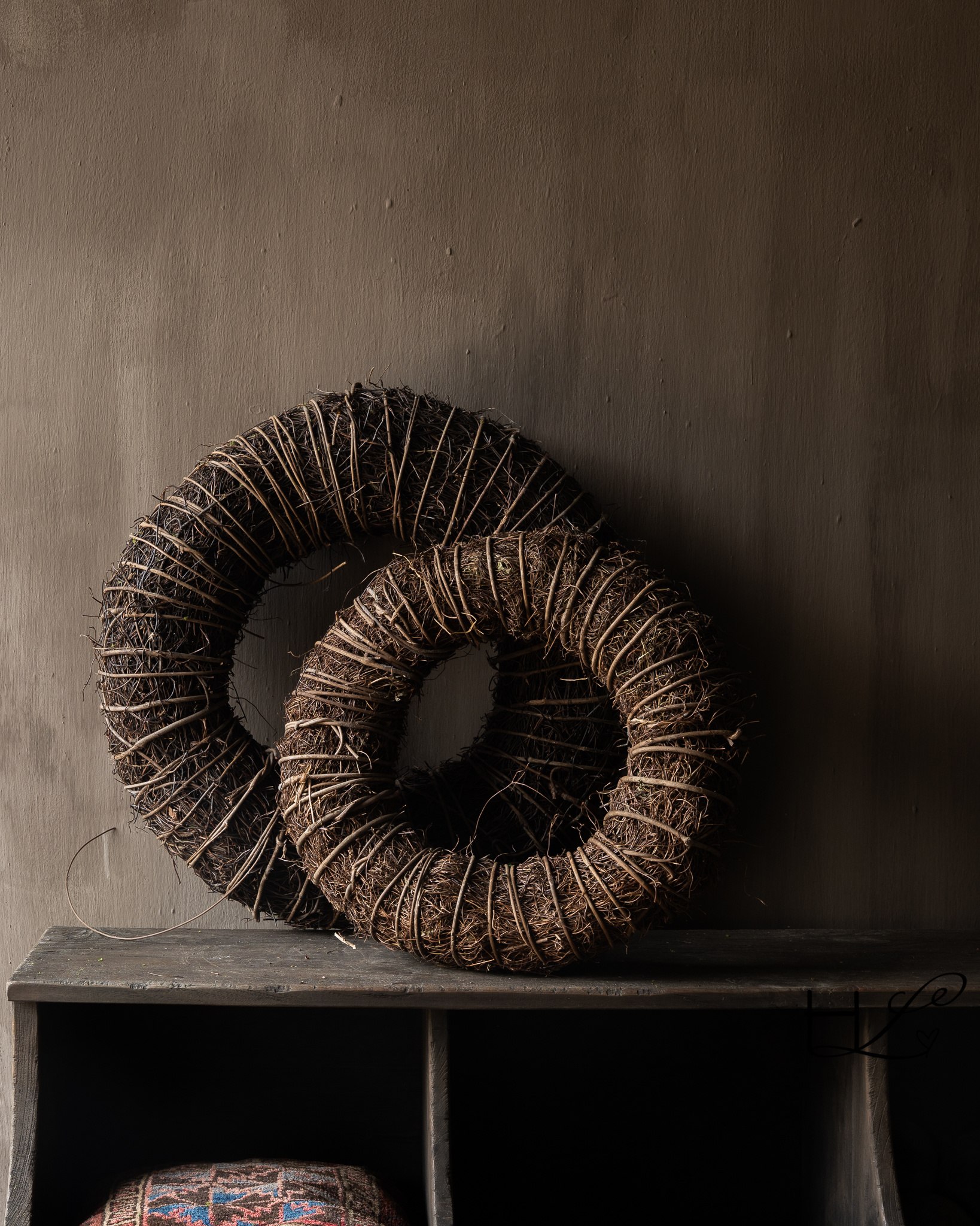 Rotan Kransen Naturel-2
