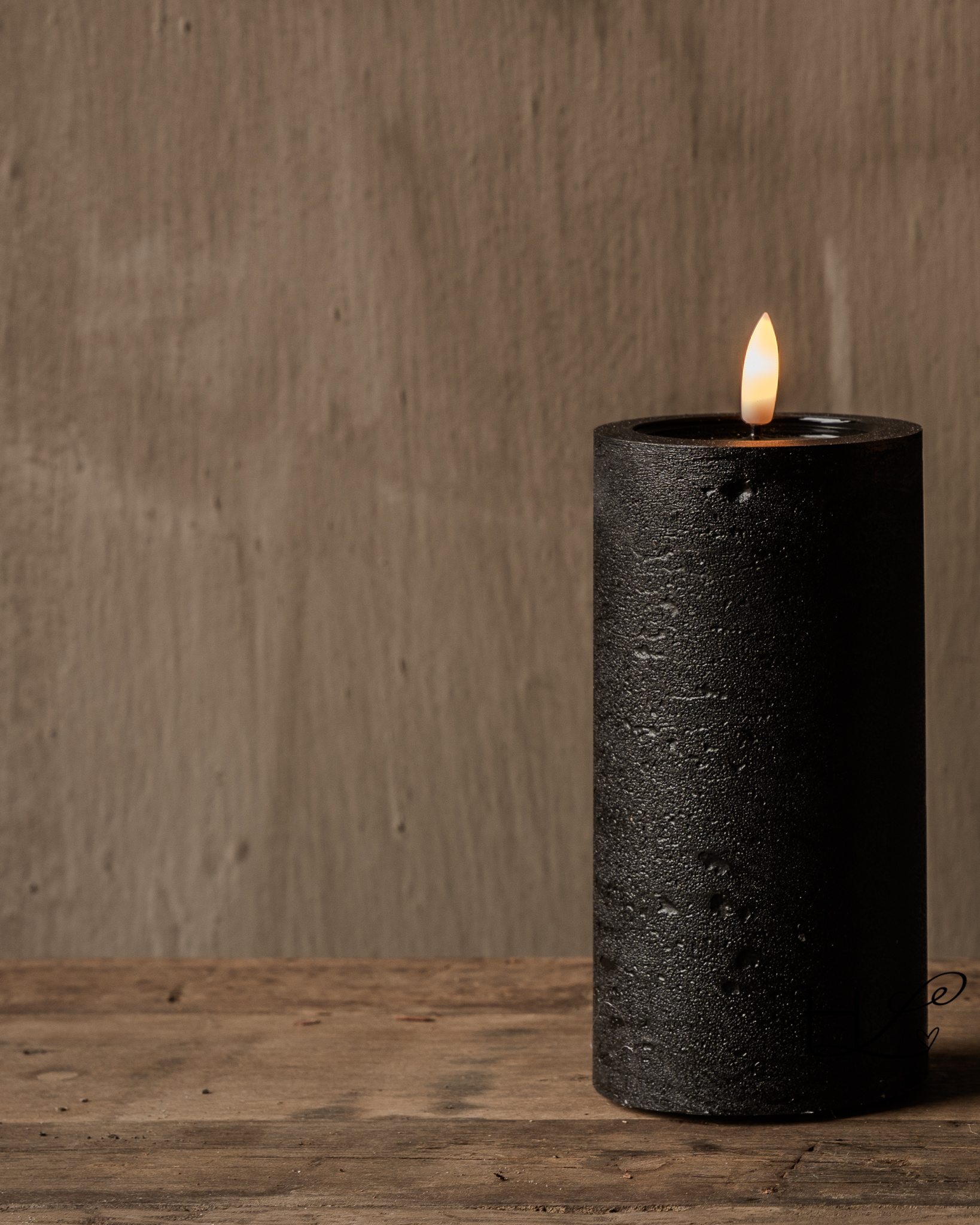 Rechargeable LED candles with 3D flame – set of 3-1
