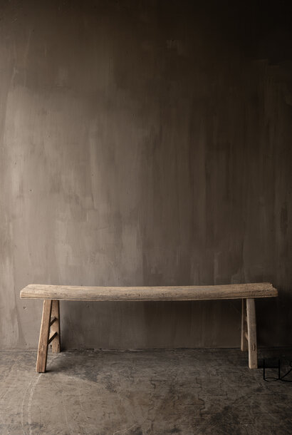 Authentic old wooden bench