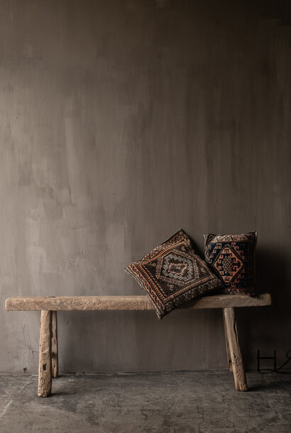 Authentic old wooden bench