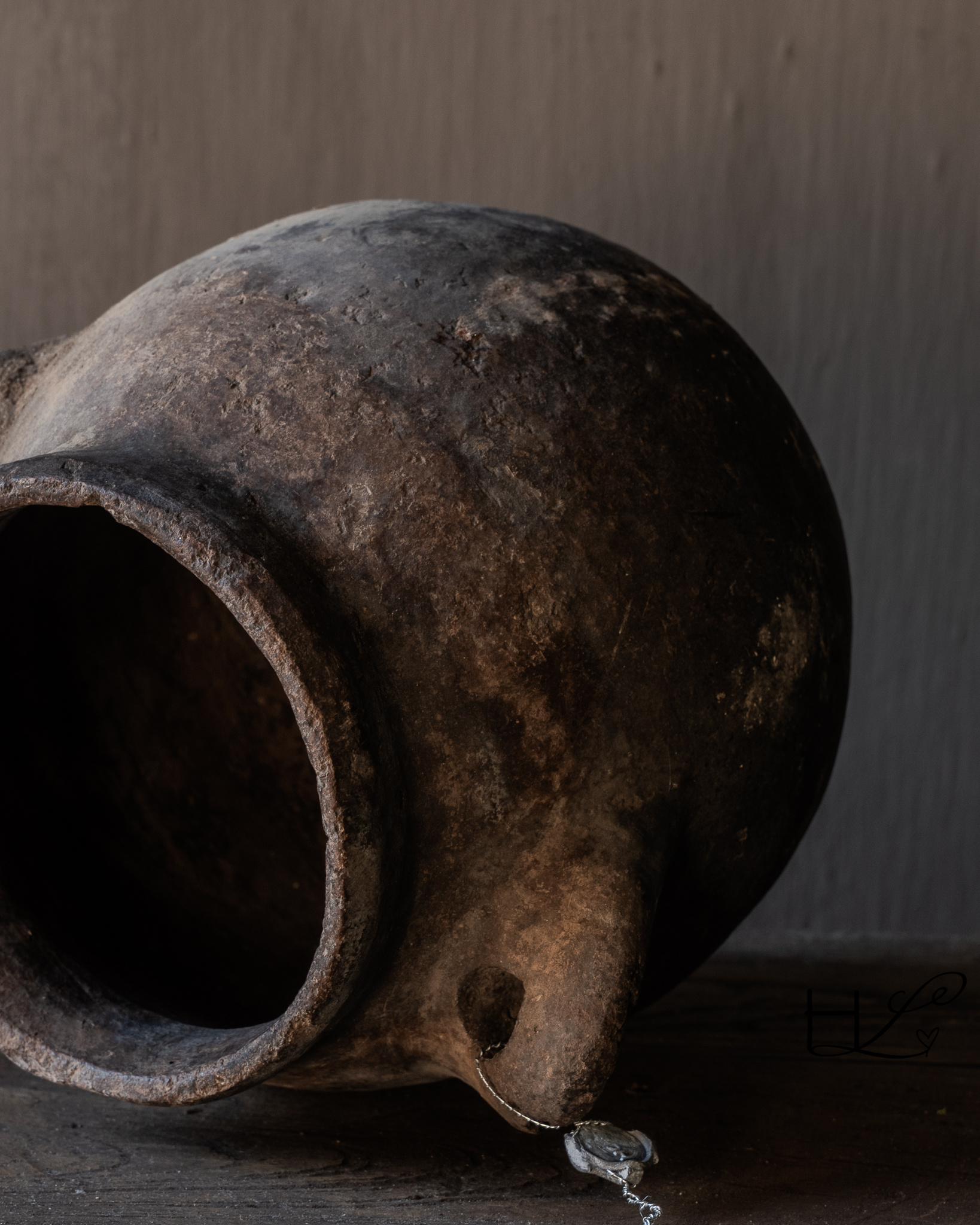 Beautiful Unique Antique earthenware Berber jug-5