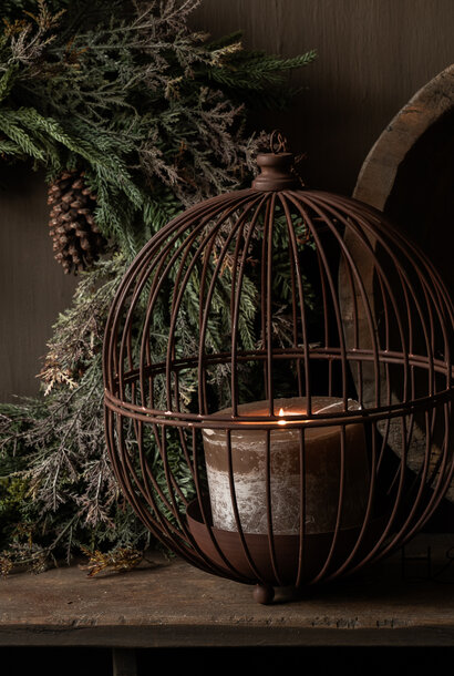 Iron rust wire ball