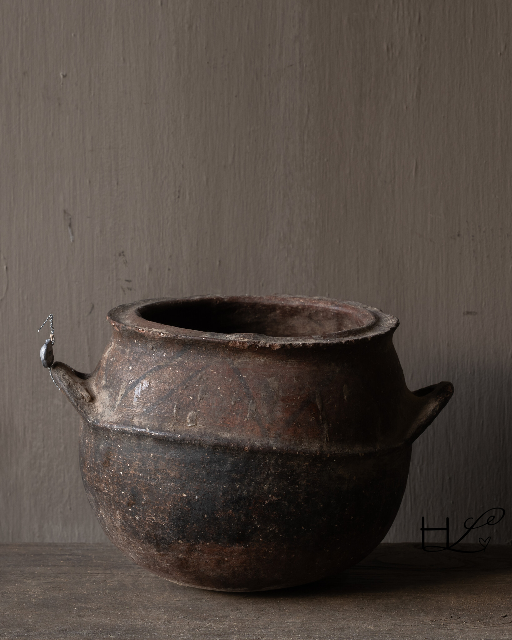 Beautiful Unique Antique earthenware Berber jug-2