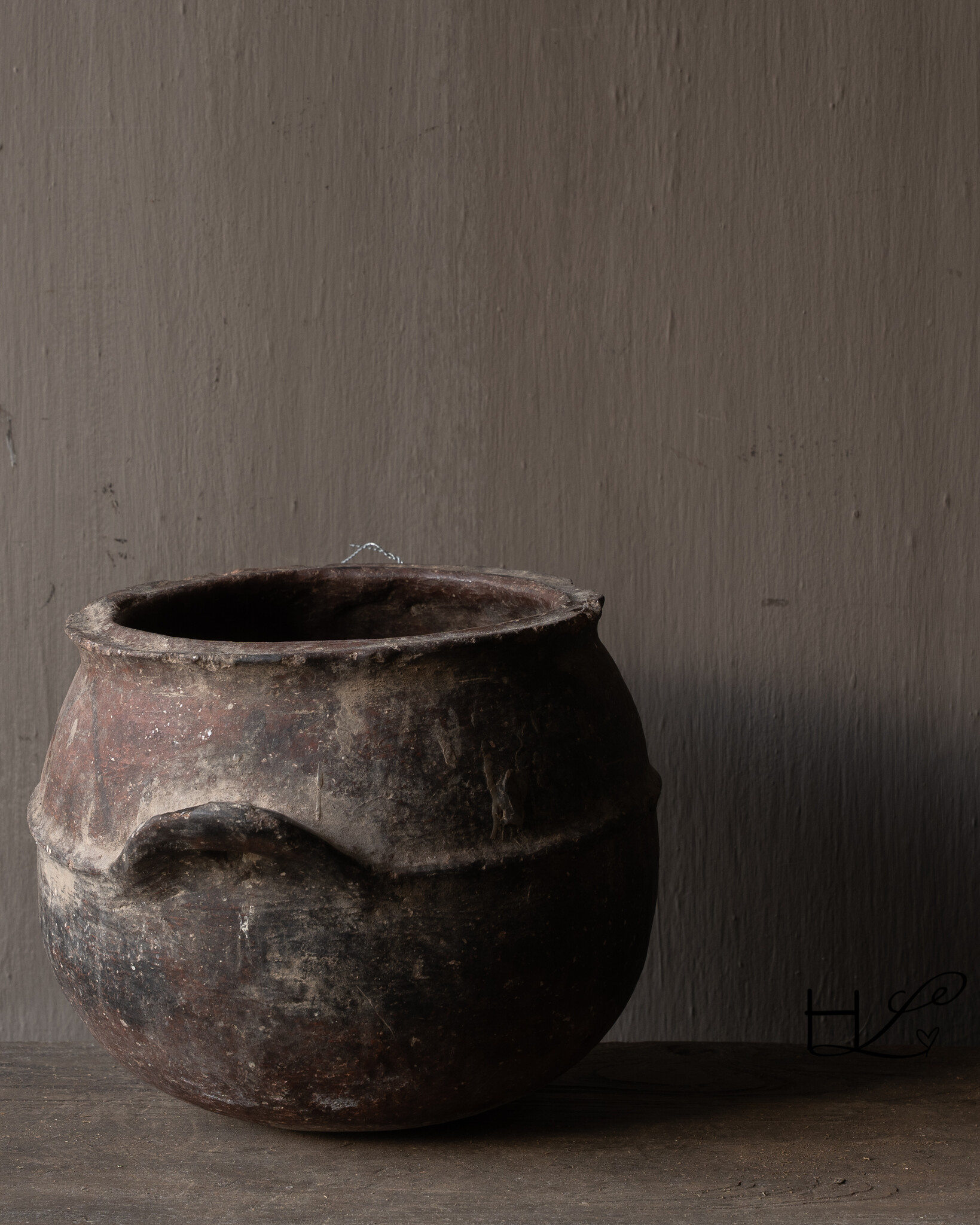 Beautiful Unique Antique earthenware Berber jug-5