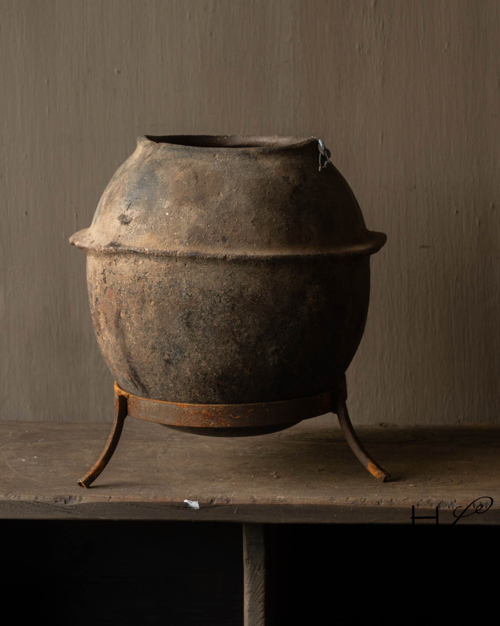 Beautiful Unique Antique earthenware Berber jug-7