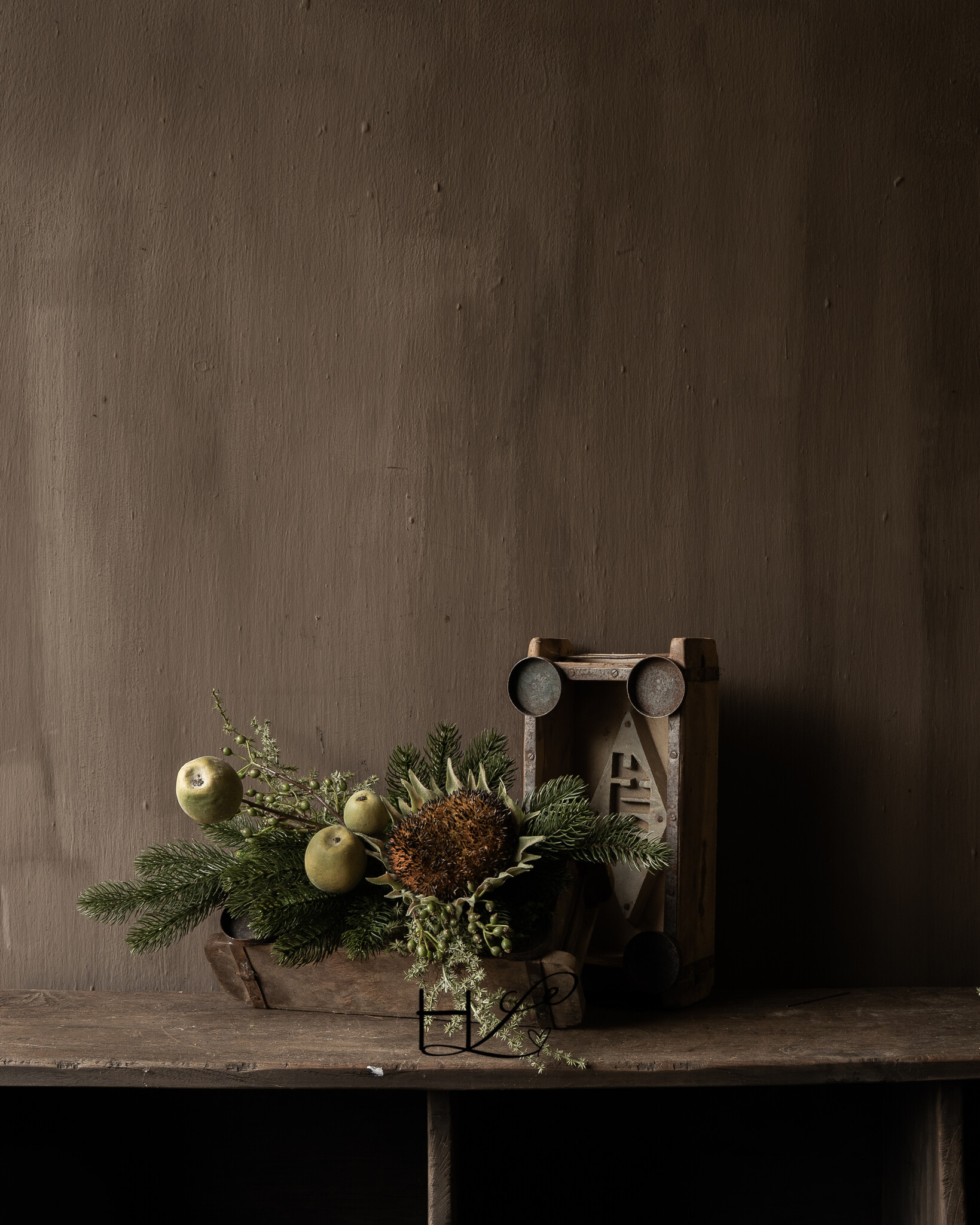 Old Forest in Old Wooden Brick Mold-3