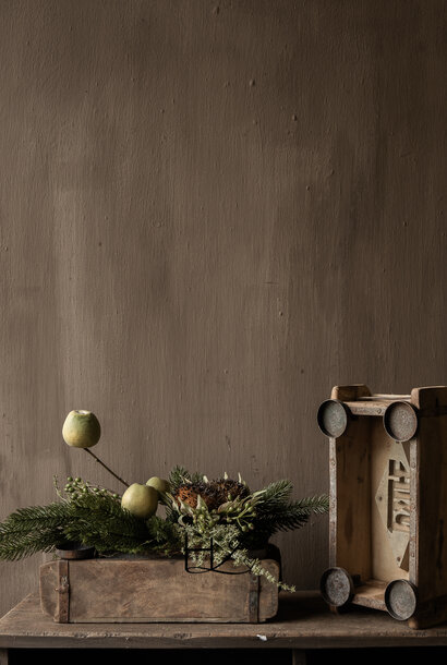 Old Forest in Old Wooden Brick Mold