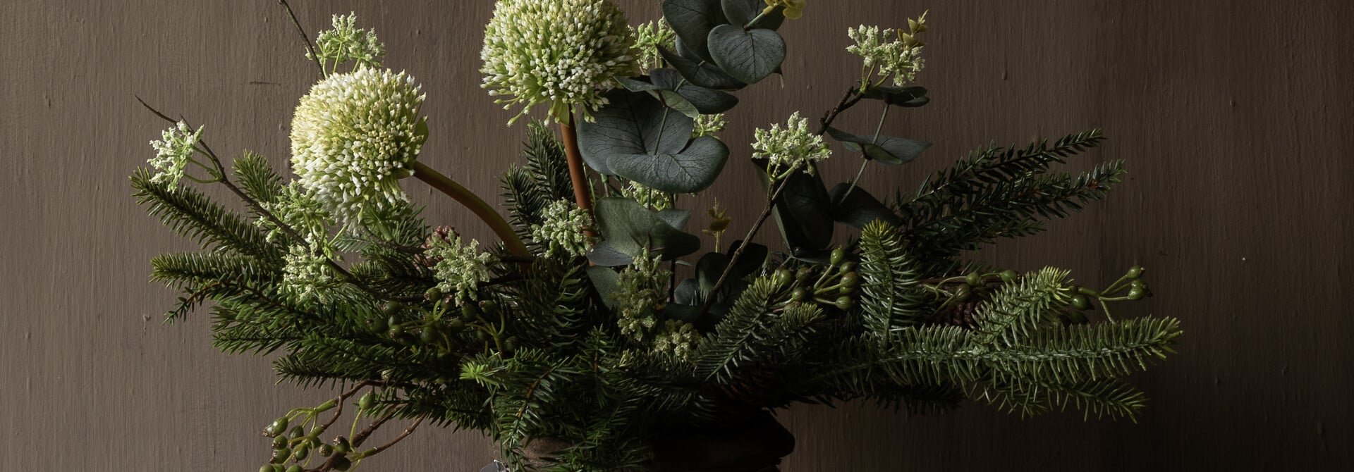 Winterboeket Forest Harvest | Luxe Kunstboeket