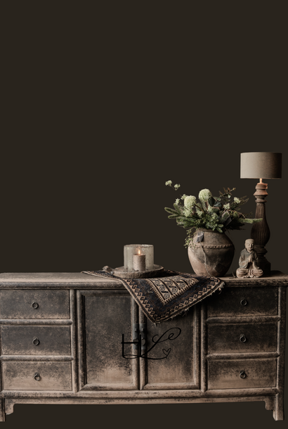 Wabi Sabi Sideboard aus verwittertem Holz