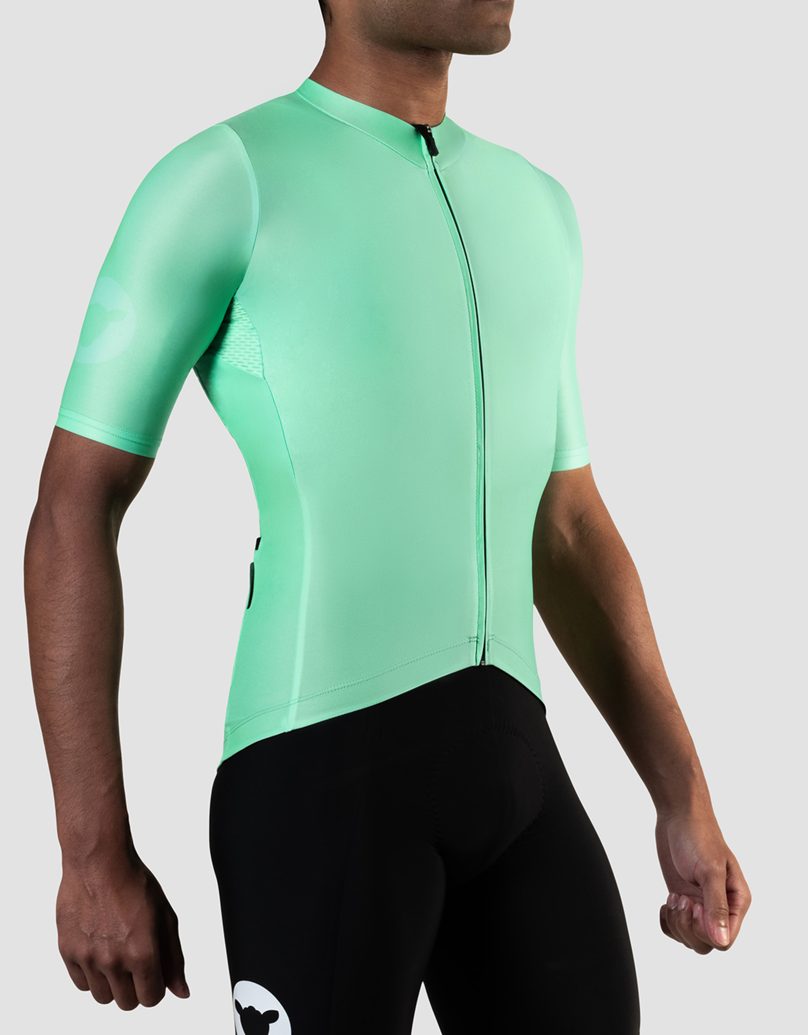 Black Sheep Cycling Men's TEAM SS Jersey - Block Neon Green