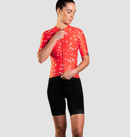 Black Sheep Cycling Women's TEAM jersey - Daisy Warm Red