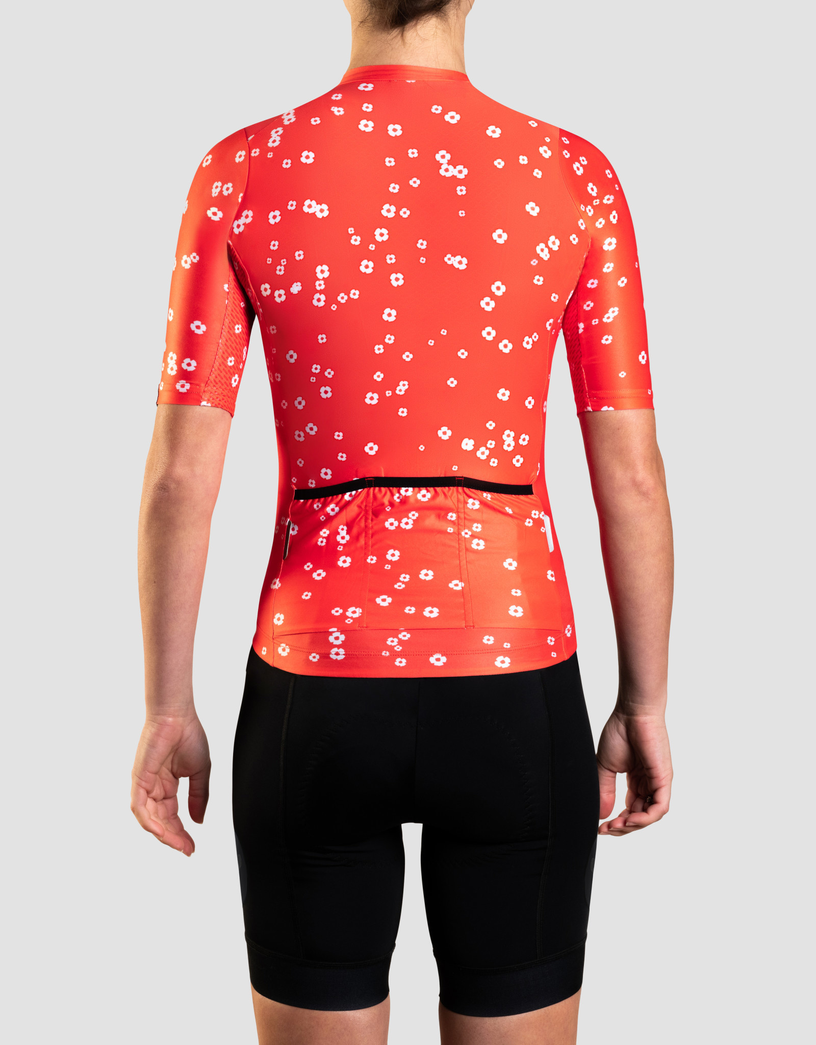 Black Sheep Cycling Women's TEAM jersey - Daisy Warm Red