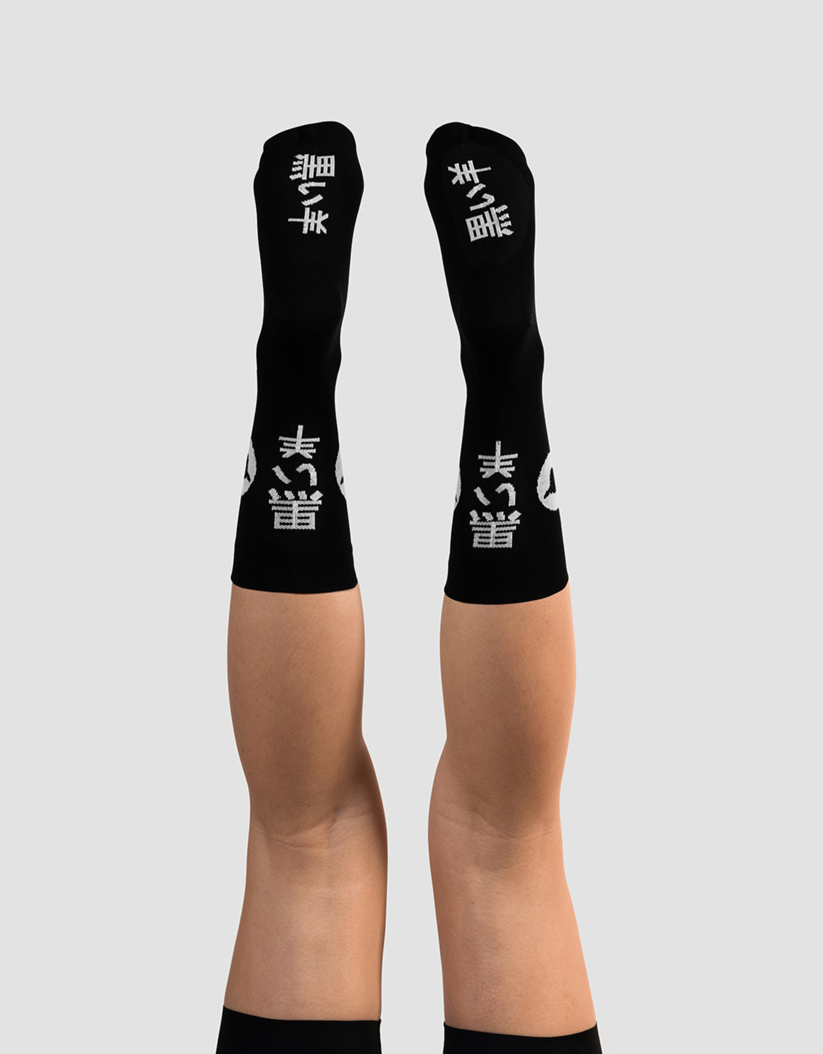 Black Sheep Cycling LTD Tokyo Socks - Black Kanji