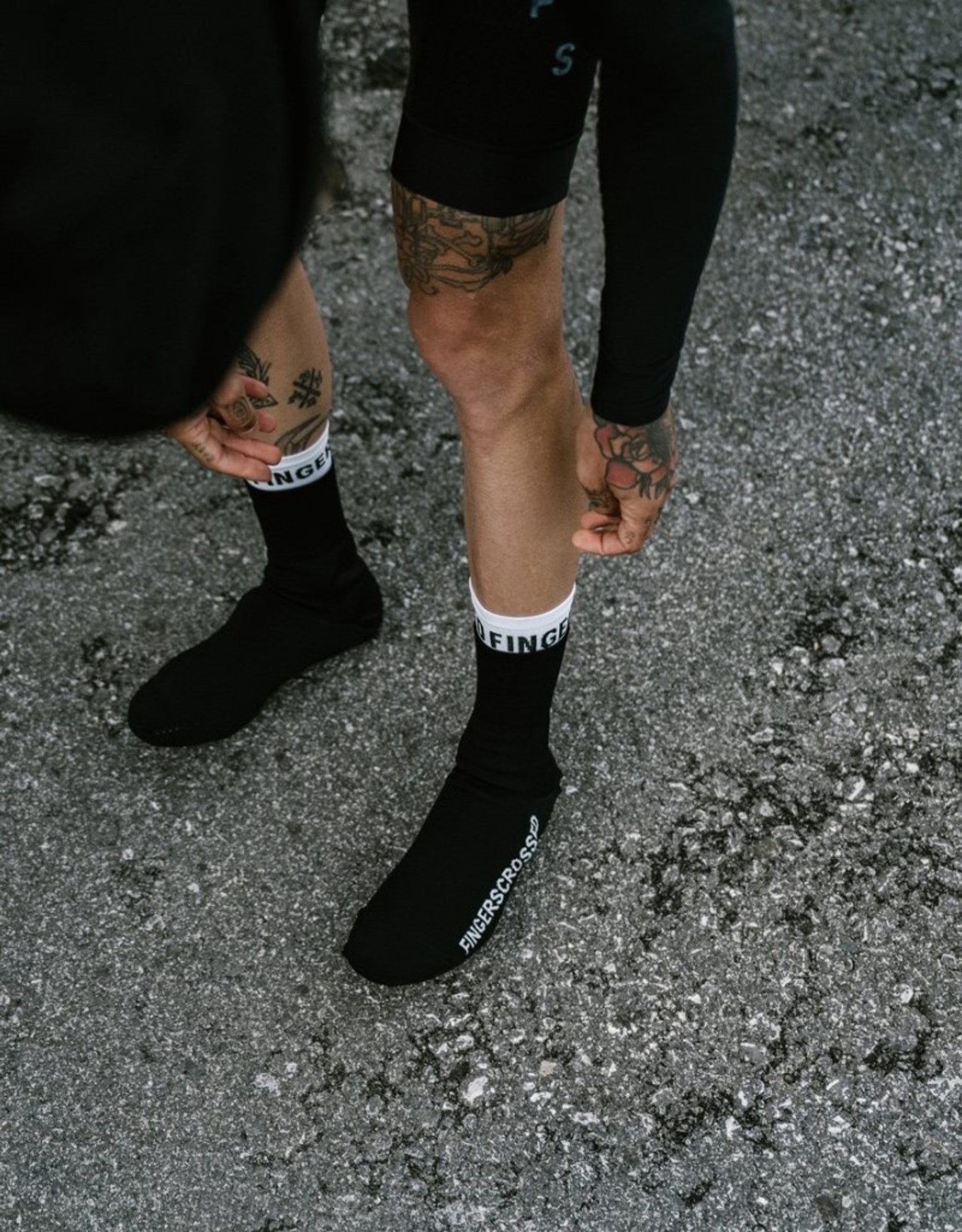 Fingerscrossed Oversocks - Black