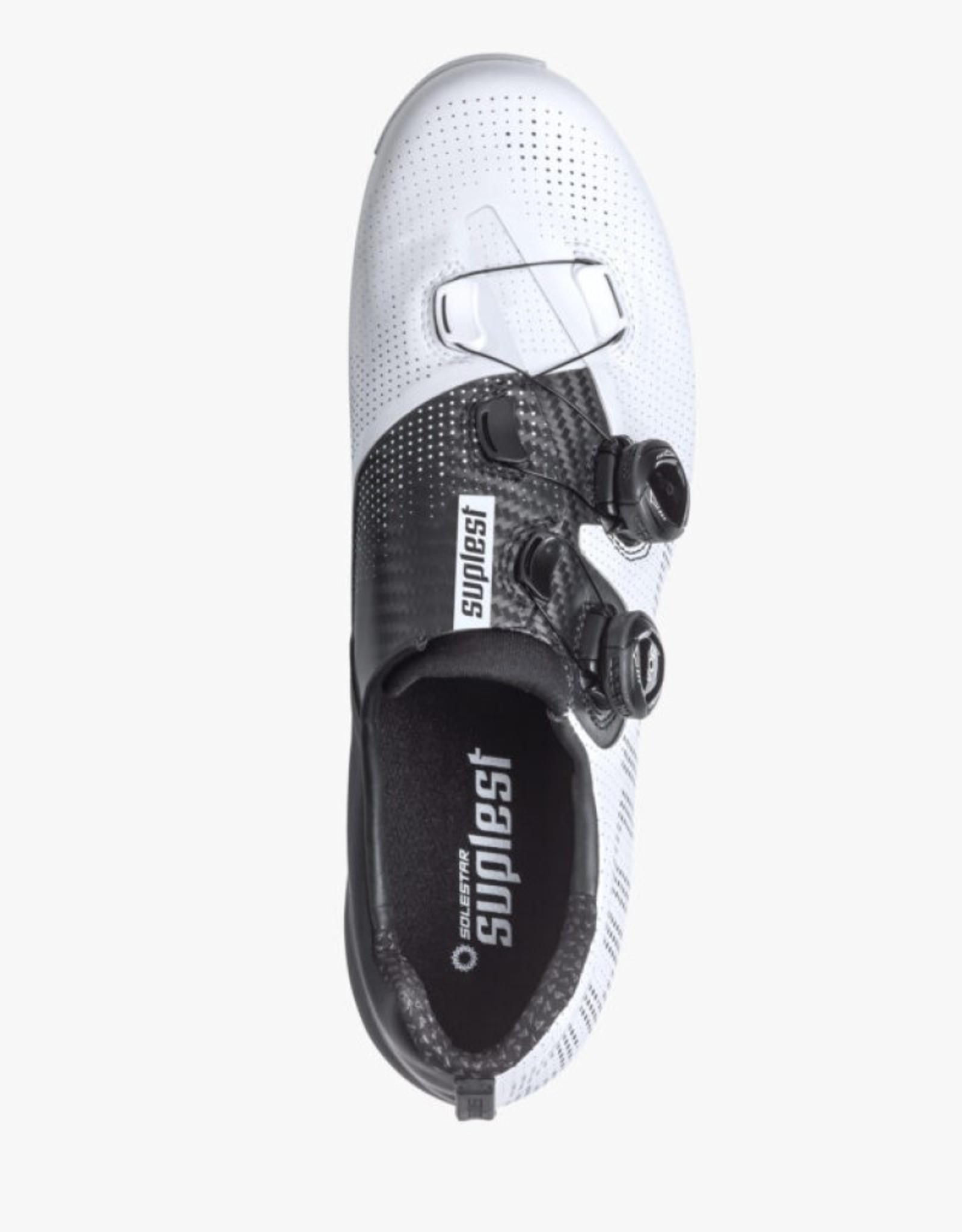 Suplest Cycling Shoes EDGE+ Road Pro - white/black