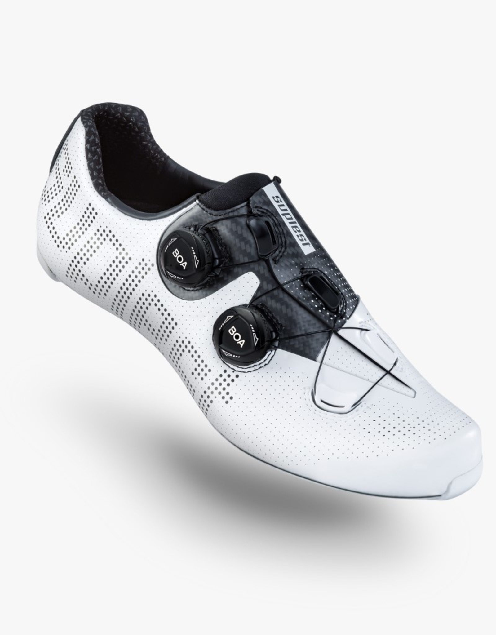 Suplest Cycling Shoes EDGE+ Road Pro - white/black