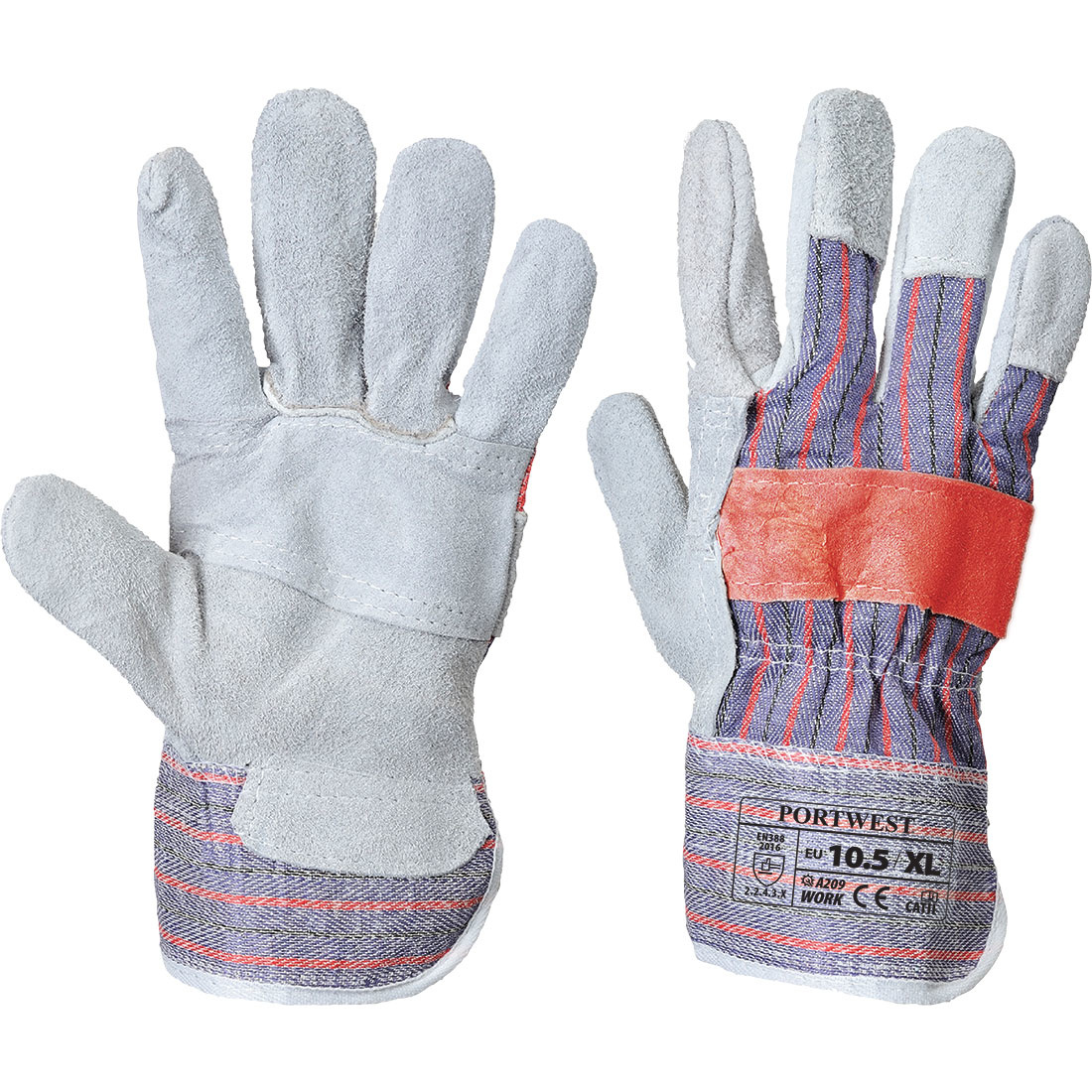 A209 - Klassieke Canadian Rigger handschoen Grijs