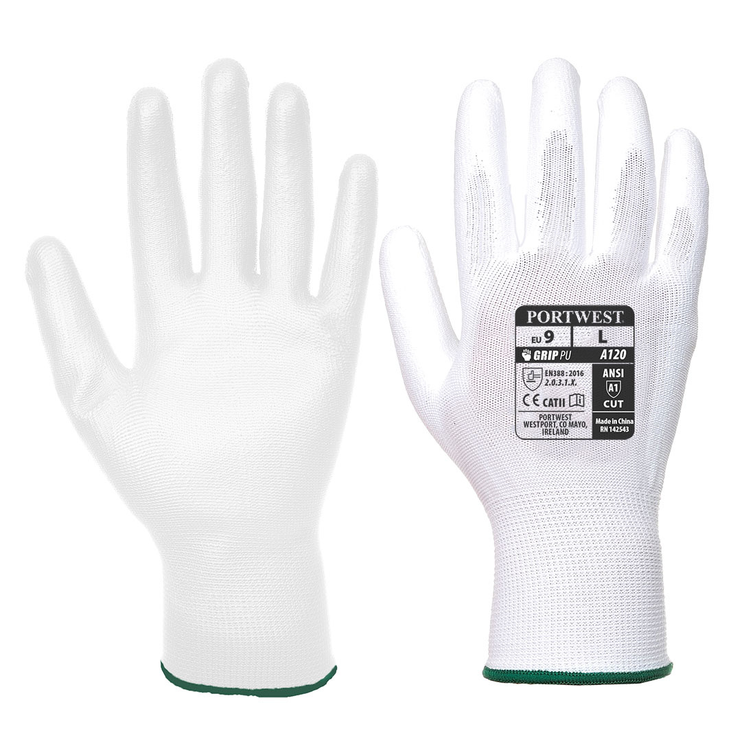 VA120 - PU Palm handschoen uitgifteautomaat Wit