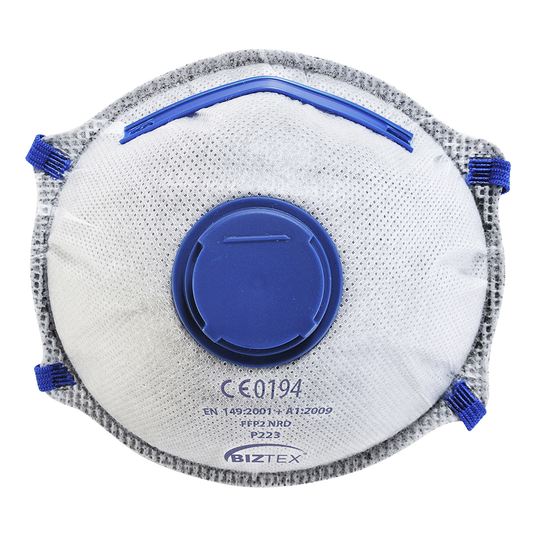 P223 - FFP2 Koolstof Gevouwen Dolomite Masker (10 stuks)