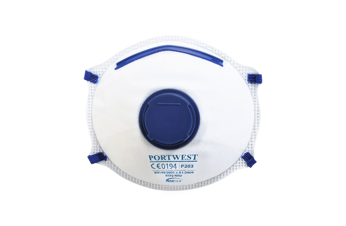 P203 - FFP2 Dolomite Gevouwen Masker (10 stuks)