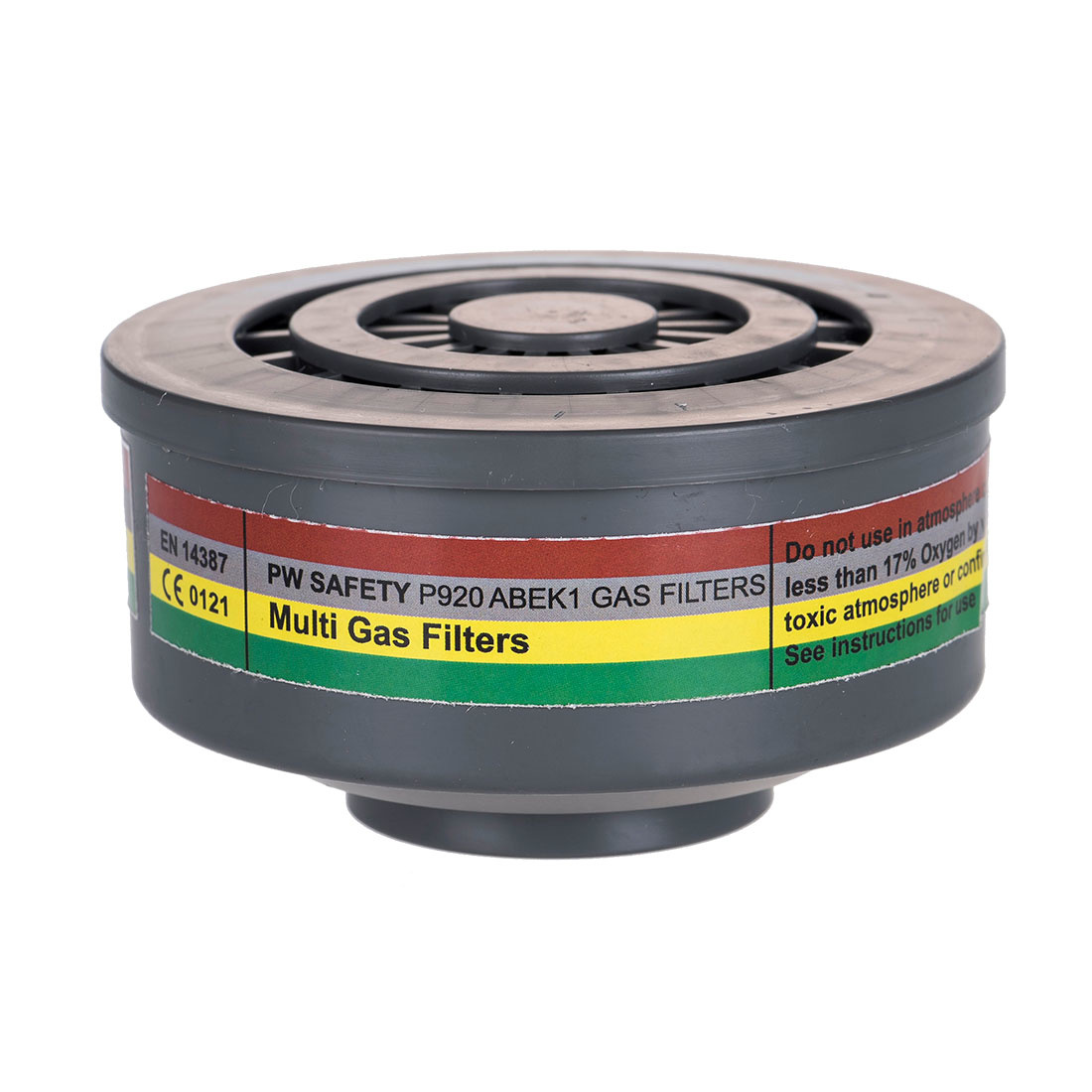 P920 - ABEK1 Gas Filter Speciale Schroefdraadbevestiging (4 stuks)