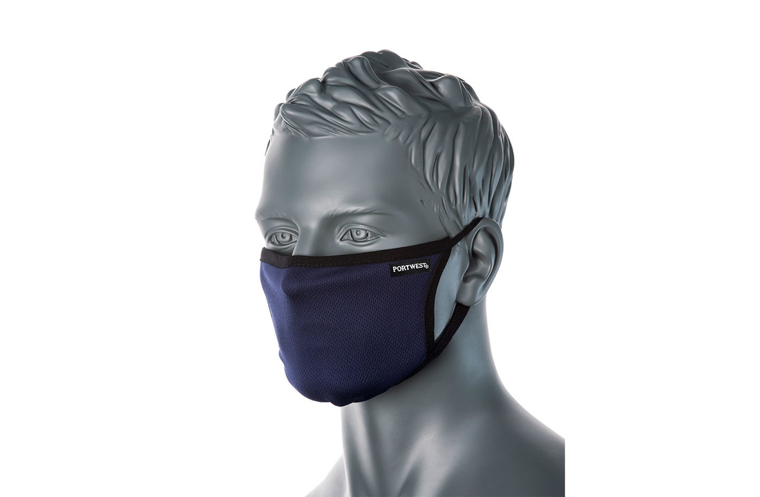 CV33 - 3-Laags Anti Microbieel Stoffen Gezichtsmasker (pak 25 stuks)