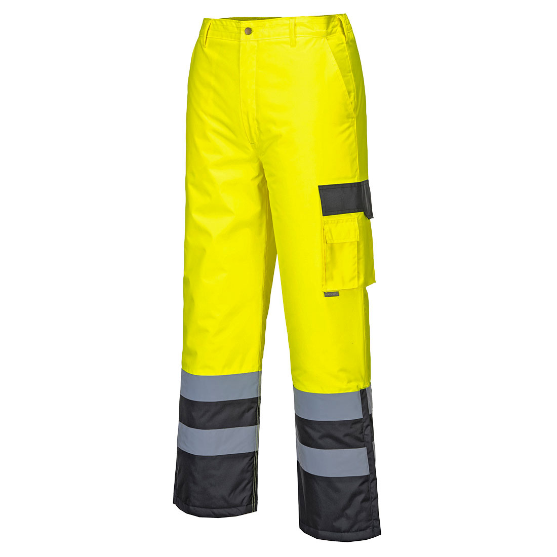 S686 - Hi-Vis Tweekleuren Broek - Gevoerd
