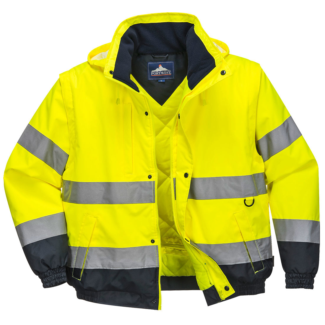 C468 - HI-Vis 2-in-1 Bomberjack