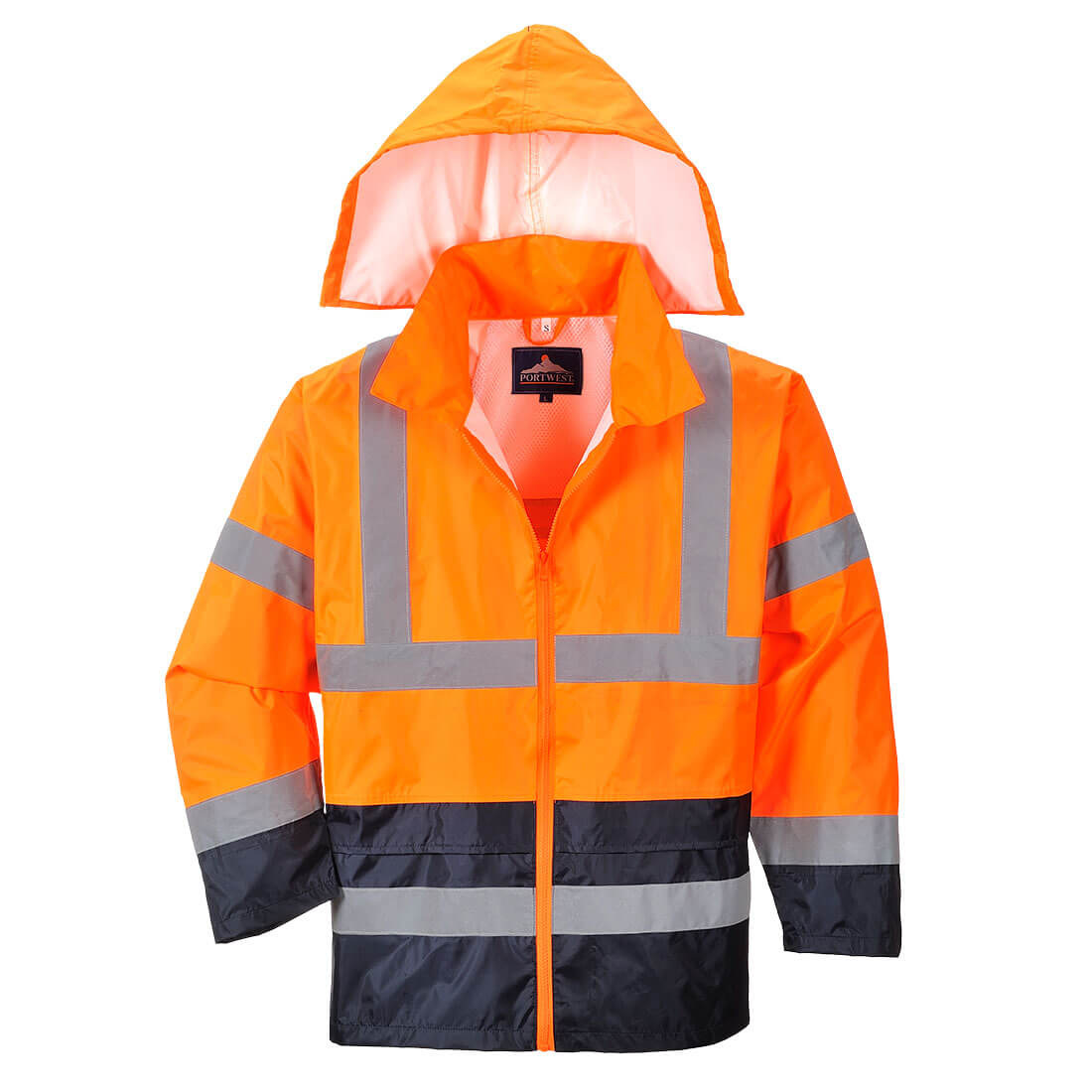 H443 - Hi-Vis Klassiek Tweekleuren Regenjack