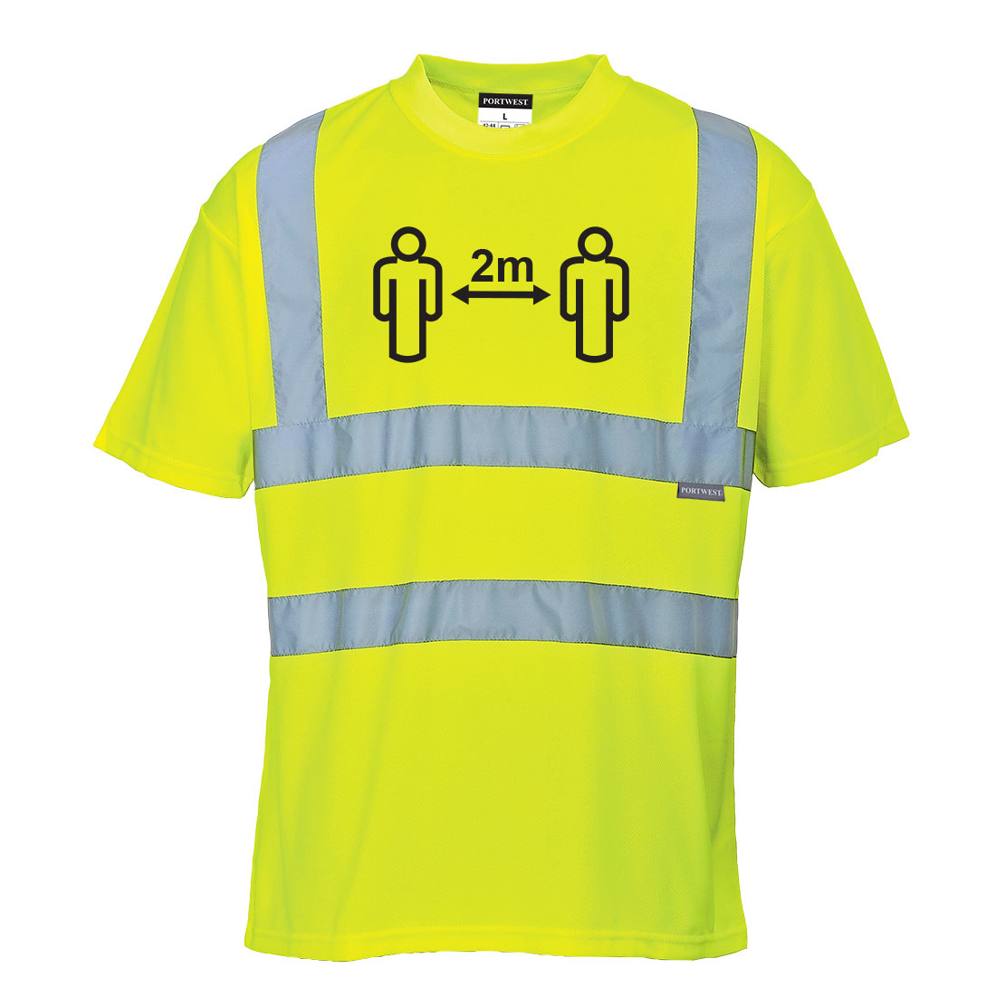 CV78 - Social distance High Vis T-shirt