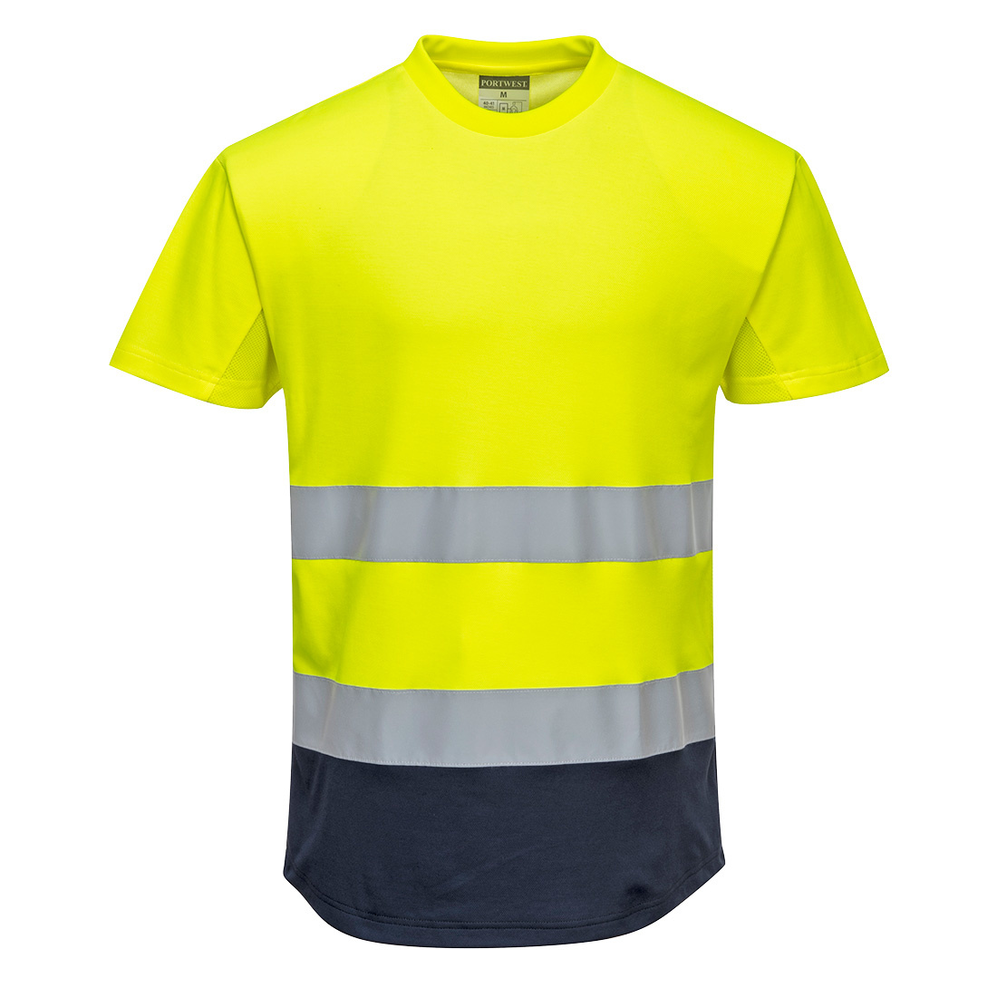 C395 - Tweekleurig Mesh T-shirt
