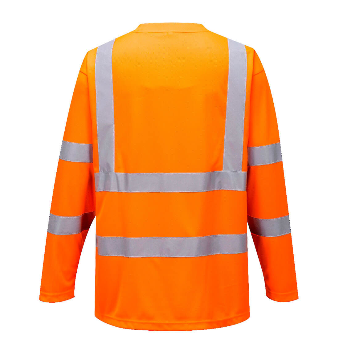S191 - Hi-Vis T-shirt met lange mouwen en borstzak