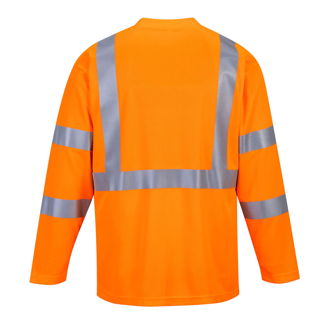 S191 - Hi-Vis T-shirt met lange mouwen en borstzak