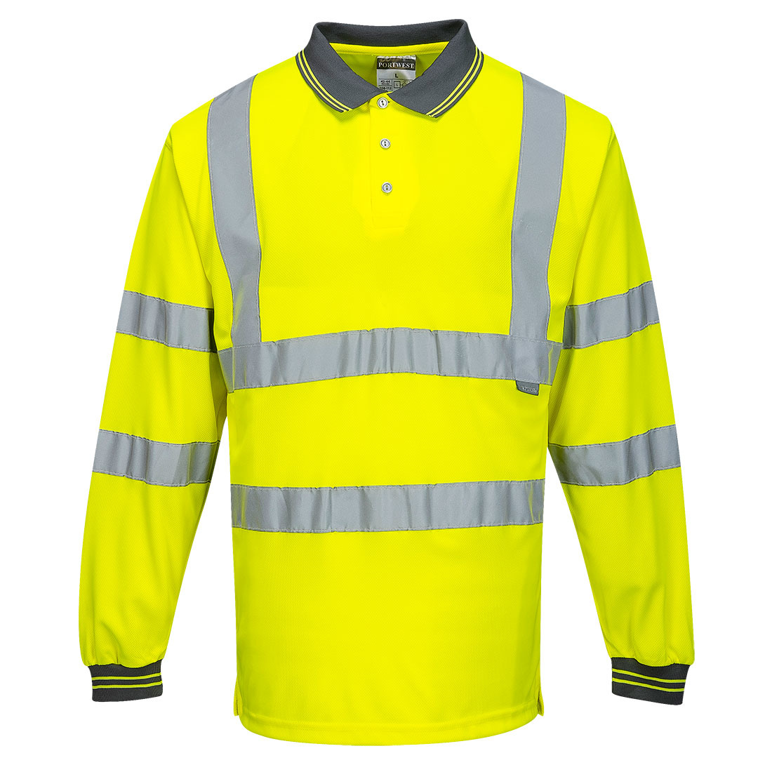 S277 - Hi-Vis Lange Mouw Poloshirt