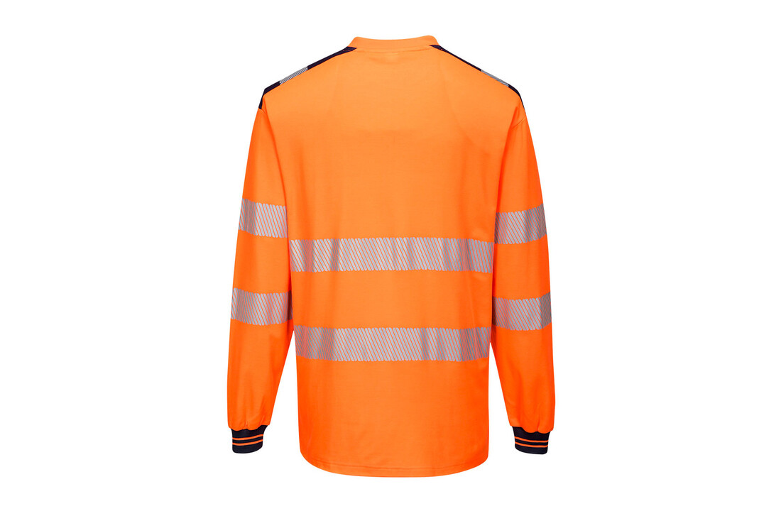 T185 - PW3 Hi-Vis T-shirt met lange mouw
