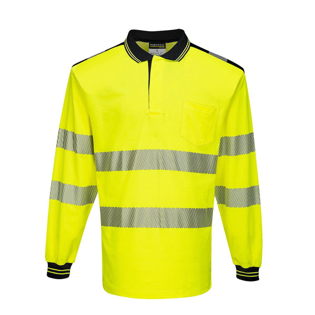 T184 - PW3 Hi-Vis Poloshirt Langemouw