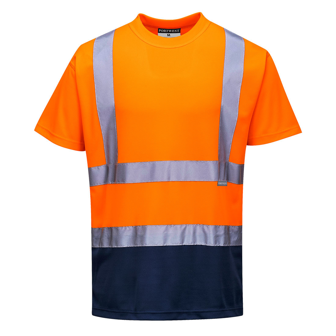 S378 - Tweekleuren T-shirt