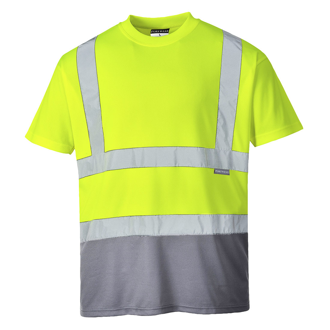 S378 - Tweekleuren T-shirt