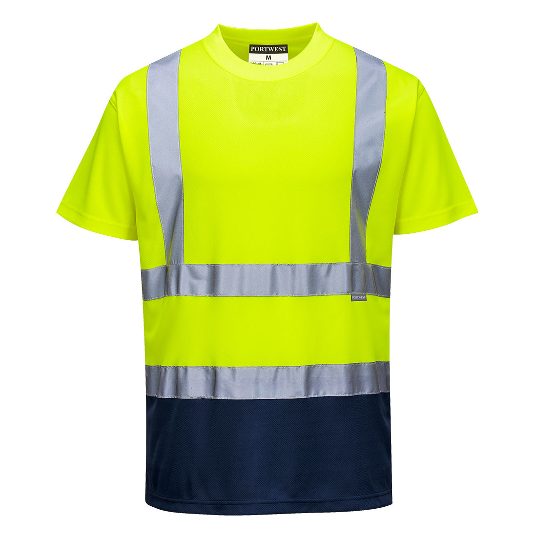 S378 - Tweekleuren T-shirt