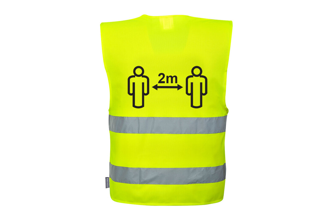 C406 - Hi-Vis Social Distance Vest 2m