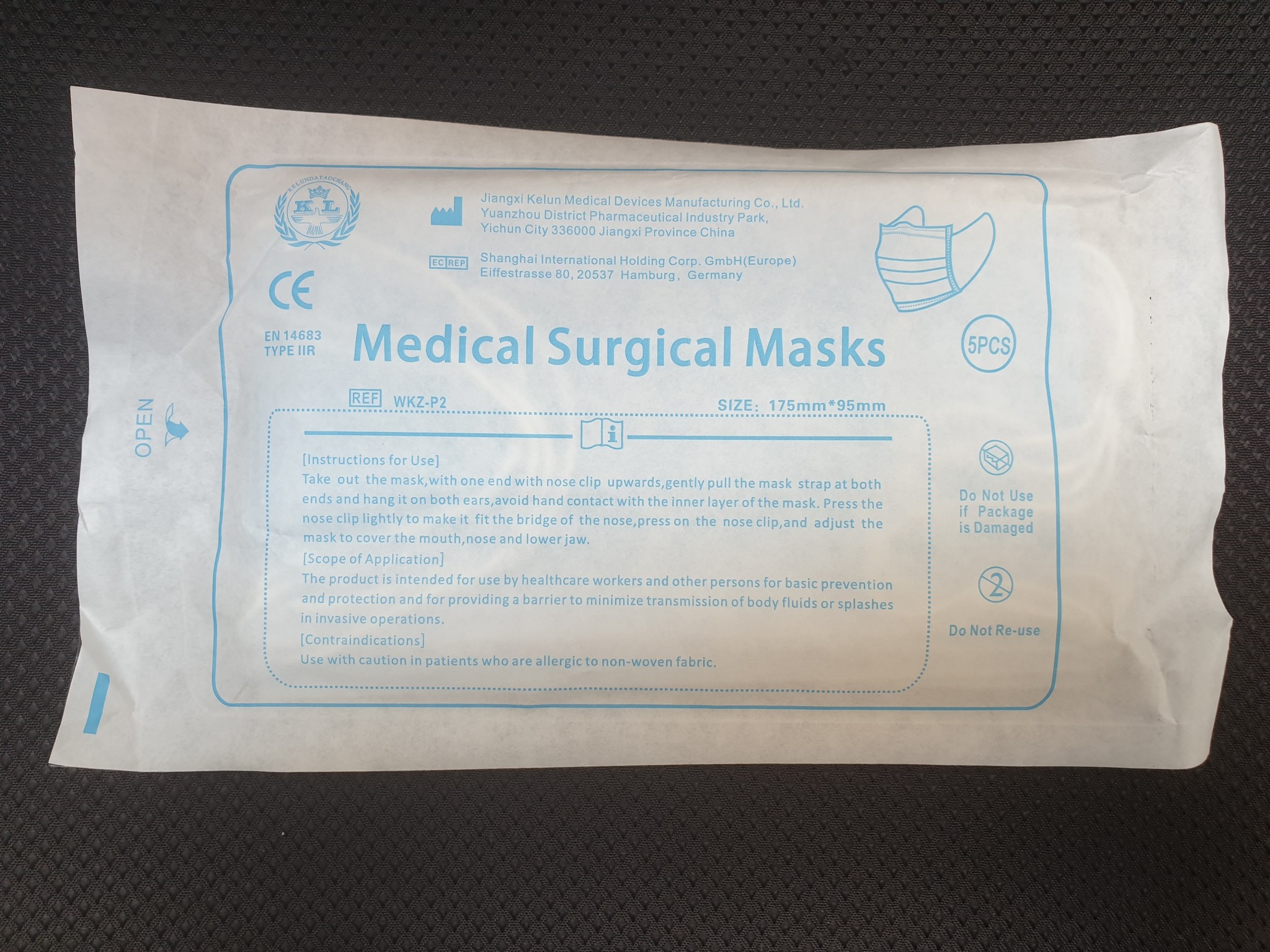 20 x Steriel Chirurgisch mondmasker IIR (medisch)