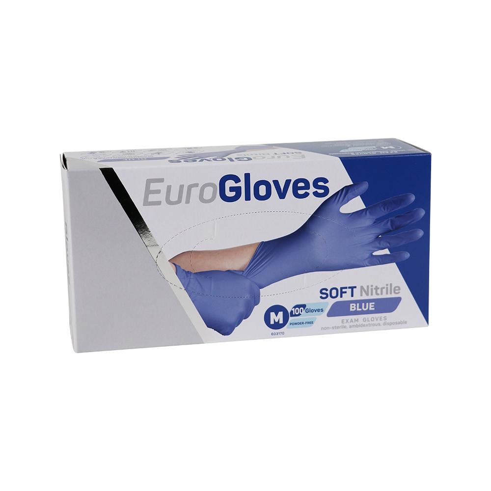 EuroGloves Soft Nitril Handschoenen poedervrij - Beschermingsmiddelen