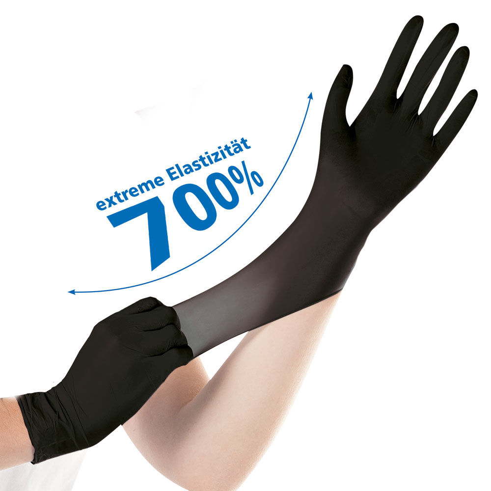 Nitrilhandschoenen Safe Super Stretch | poedervrij (per doosje a 100 stuks)