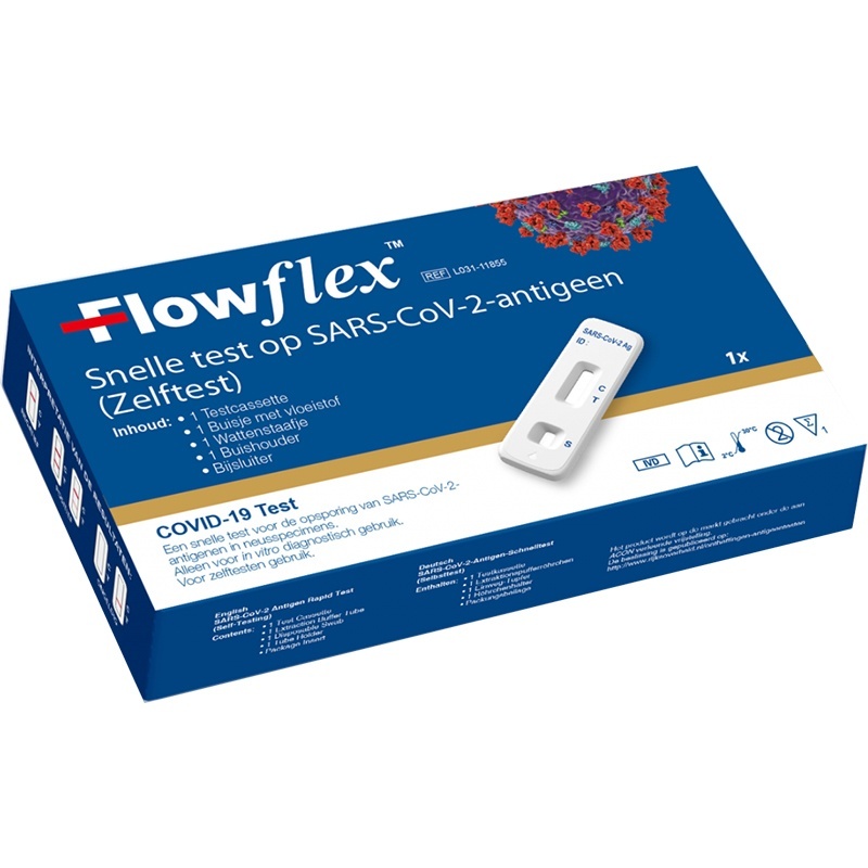Covid-19 Flowflex Zelftest (per stuk verpakt)