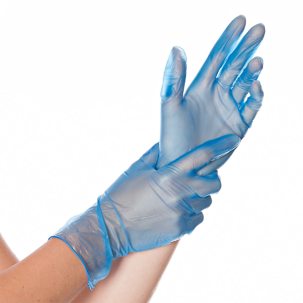 Vinyl Handschoenen Klassiek | gepoederd (per doosje a 100 stuks)