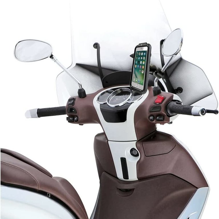 Lampa Lampa Optiline DuoLock Opti Mirror und Opti Case, Spiegelhalterung für Motorräder. 360° drehbar für Smartphone.