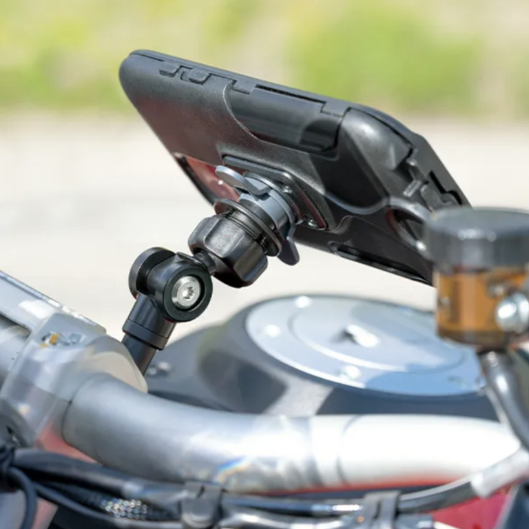 Lampa Lampa Optiline DuoLock Titan M6 Pro & Opti Case, schroefbevestiging  voor motoren & scooters. 360° draaibaar voor smartphone.