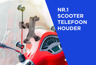 De beste telefoonhouder voor op de scooter