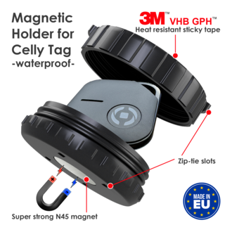 BlueMayim Made in EU Celly FMI Tracker Magneet Houder BlueMayim Made in EU Celly FMI Tracker Magneet Houder