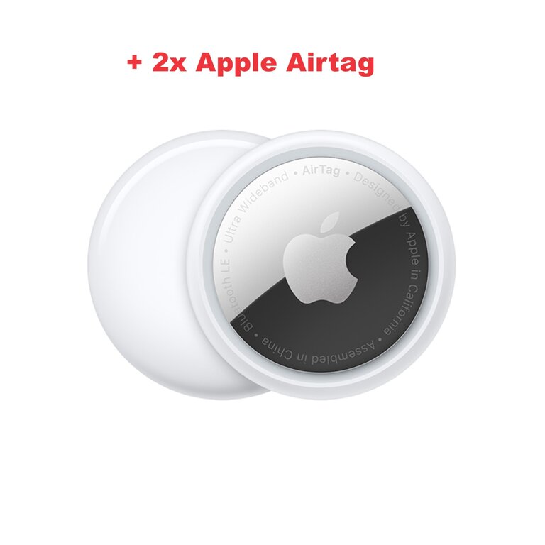 BlueMayim Made in EU Apple Airtag Magneet Houder 2 Pack Incl. 2x Airtag